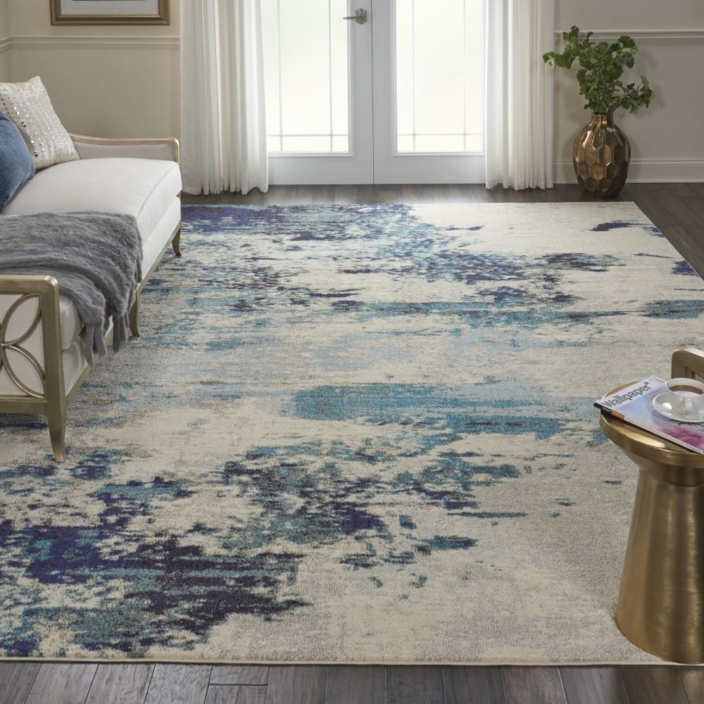 Nourison - Celestial CES02 IVTBL 10x14 Large Abstract Area Rug - CES02-99446740069 veiw 2