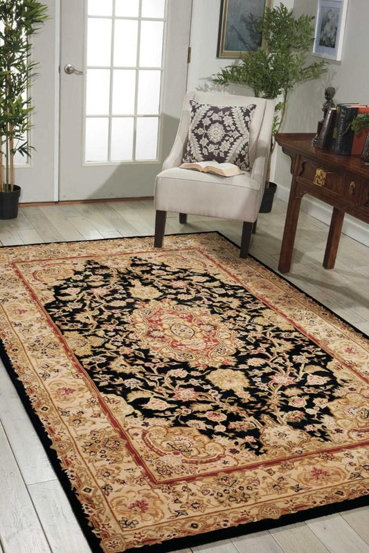 Nourison - 2000 2028 Black 26in x 43in Area Rug - 2028-99446859136 veiw 2