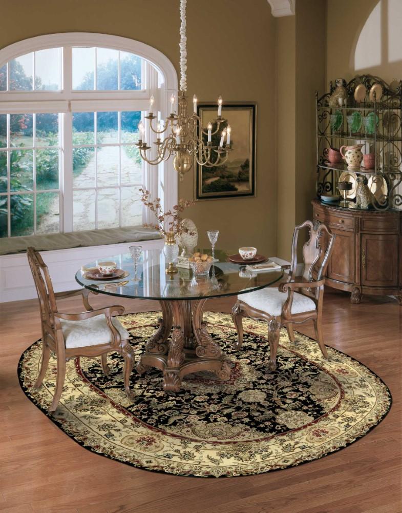 Nourison - 2000 2028 Black 76in x 96in OVAL Area Rug - 2028-99446861566 veiw 2