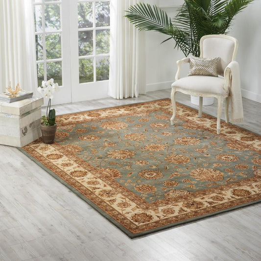 Nourison - 2000 2210 Blue 79in x 99in Area Rug - 2210-99446593603 veiw 2