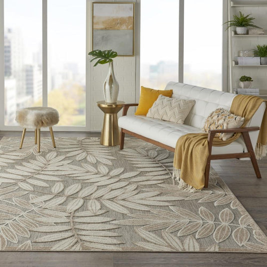 Nourison - Aloha 710in x 106in Cream Patio Area Rug - ALH18-99446739360 veiw 2