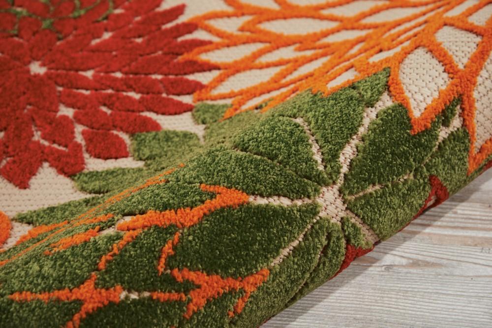 Nourison - Aloha ALH05 Green 28in x 4 Indoor-outdoor Area Rug - ALH05-99446299024 veiw 3