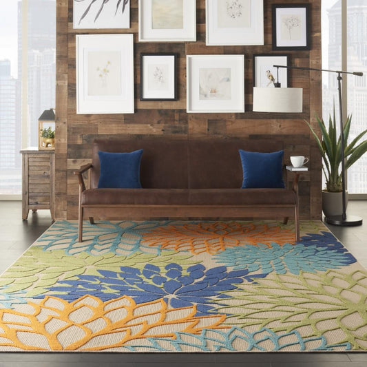 Nourison - Aloha ALH05 Multicolor 710in x 106in Oversized Indoor-outdoor Rug - ALH05-99446242730 veiw 2