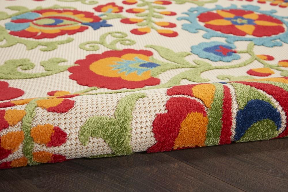 Nourison - Aloha ALH17 Multicolor 36in x 56in Indoor-outdoor Area Rug - ALH17-99446376565 veiw 3