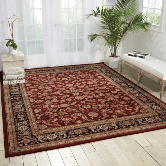 Nourison - 2000 2002 Dark Red Multicolor 39in x 59in Area Rug - 2002-99446127259 veiw 2