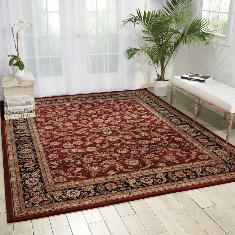 Nourison - 2000 2002 Dark Red Multicolor 56in x 86in Area Rug - 2002-99446127792 veiw 2