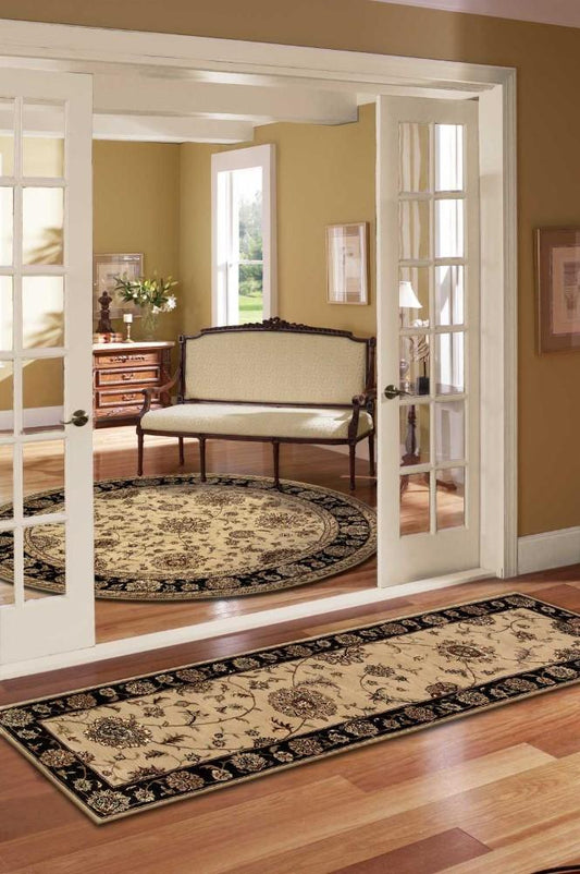 Nourison - 2000 2207 Beige 4 x Round Area Rug - 2207-99446020932 veiw 2