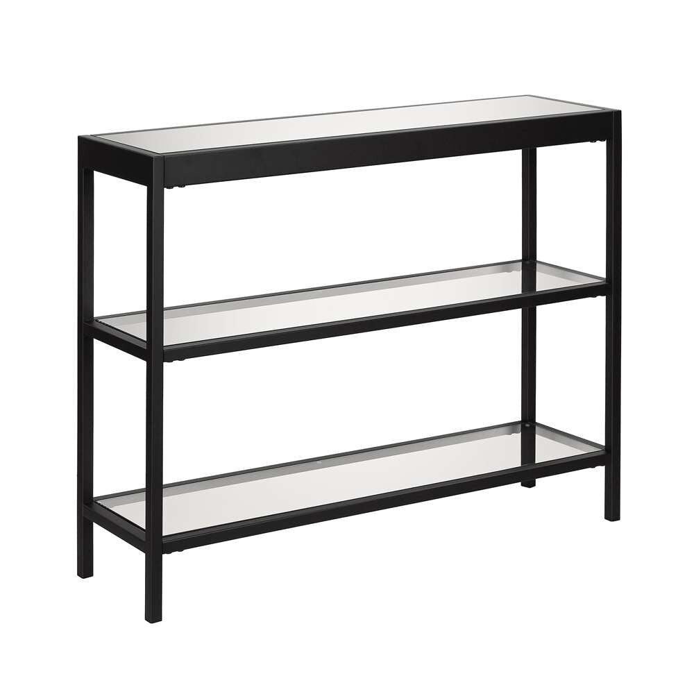 Hudson & Canal - Alexis 36in Wide Rectangular Console Table in Blackened Bronze - AT0235 veiw 4