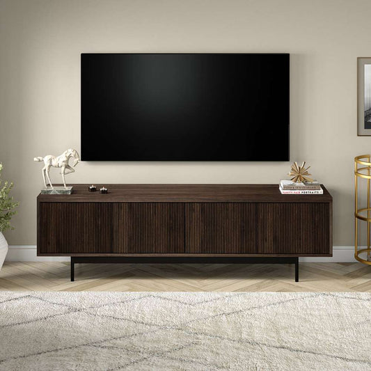 Hudson & Canal - Whitman Rectangular TV Stand for TVs up to 75in in Alder Brown - TV1933 veiw 2