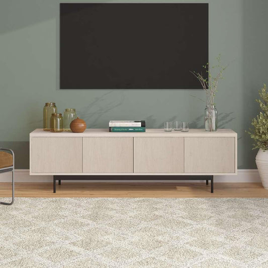 Hudson & Canal - Whitman Rectangular TV Stand for TVs up to 75in in Alder White - TV1934 veiw 2