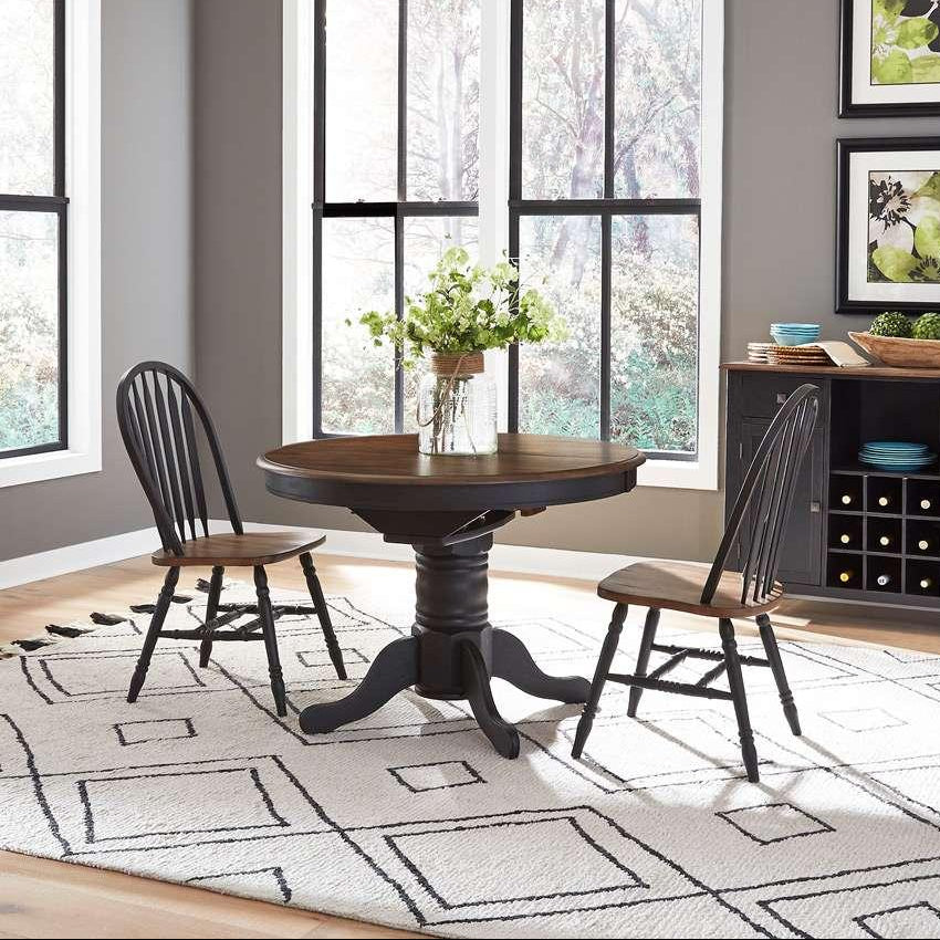 Liberty Furniture - Carolina Crossing 3 Piece Pedestal Table Set - 186B-CD-3PDS veiw 1