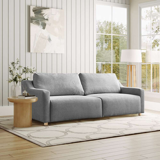 Serta - Louis Convertible Sofa, Grey by Lifestyle Solutions - 113A009GRY veiw 2