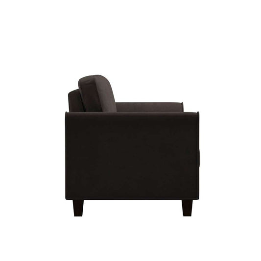 Lifestyle Solutions - Westley Loveseat with Curved Arms, Coffee - CCWENKS2M26CFVA veiw 2