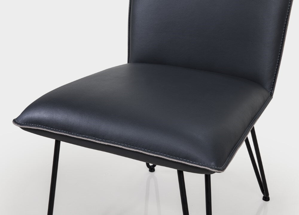 Modus Furniture - Demi Hairpin Leg Modern Dining Chair in Cobalt (Set of 2) - 9LE866D veiw 6
