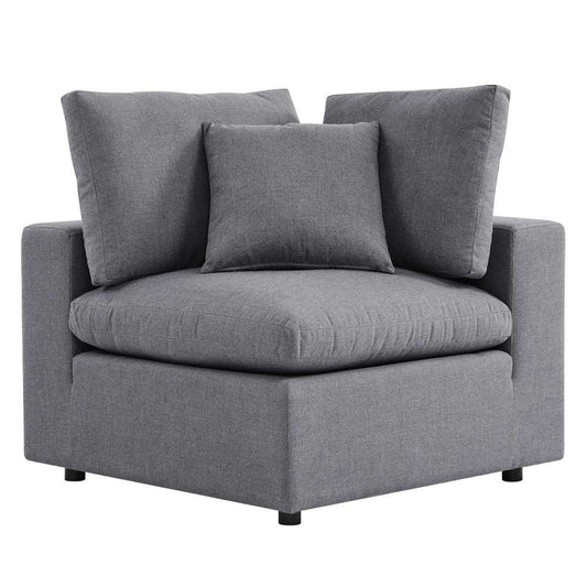 Modway - Commix Sunbrella Outdoor Patio Corner Chair - EEI-4907-SLA veiw 2
