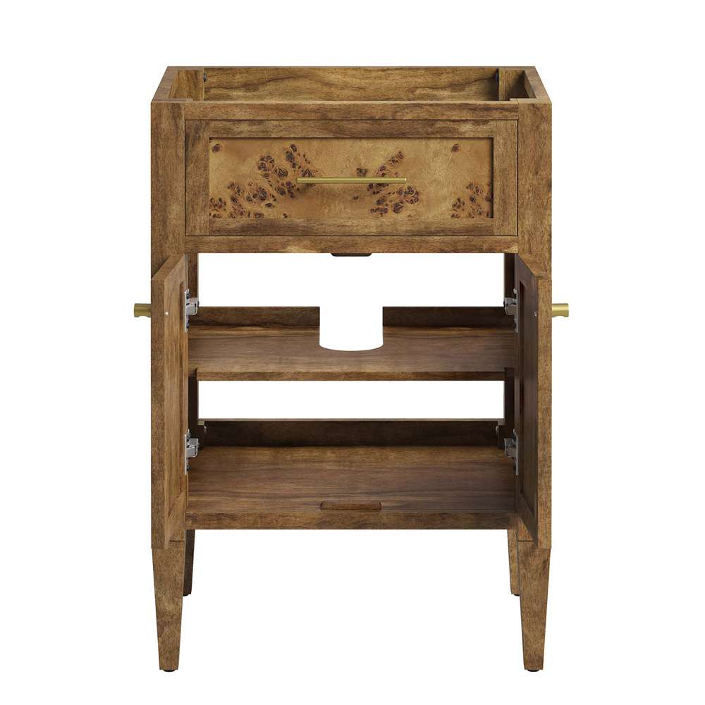 Modway - Elysian 24in Wood Bathroom Vanity Cabinet (Sink Basin Not Included) - EEI-6137-BRN veiw 6