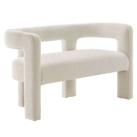 Modway - Kayla Boucle Upholstered Loveseat - EEI-6477-IVO veiw 2