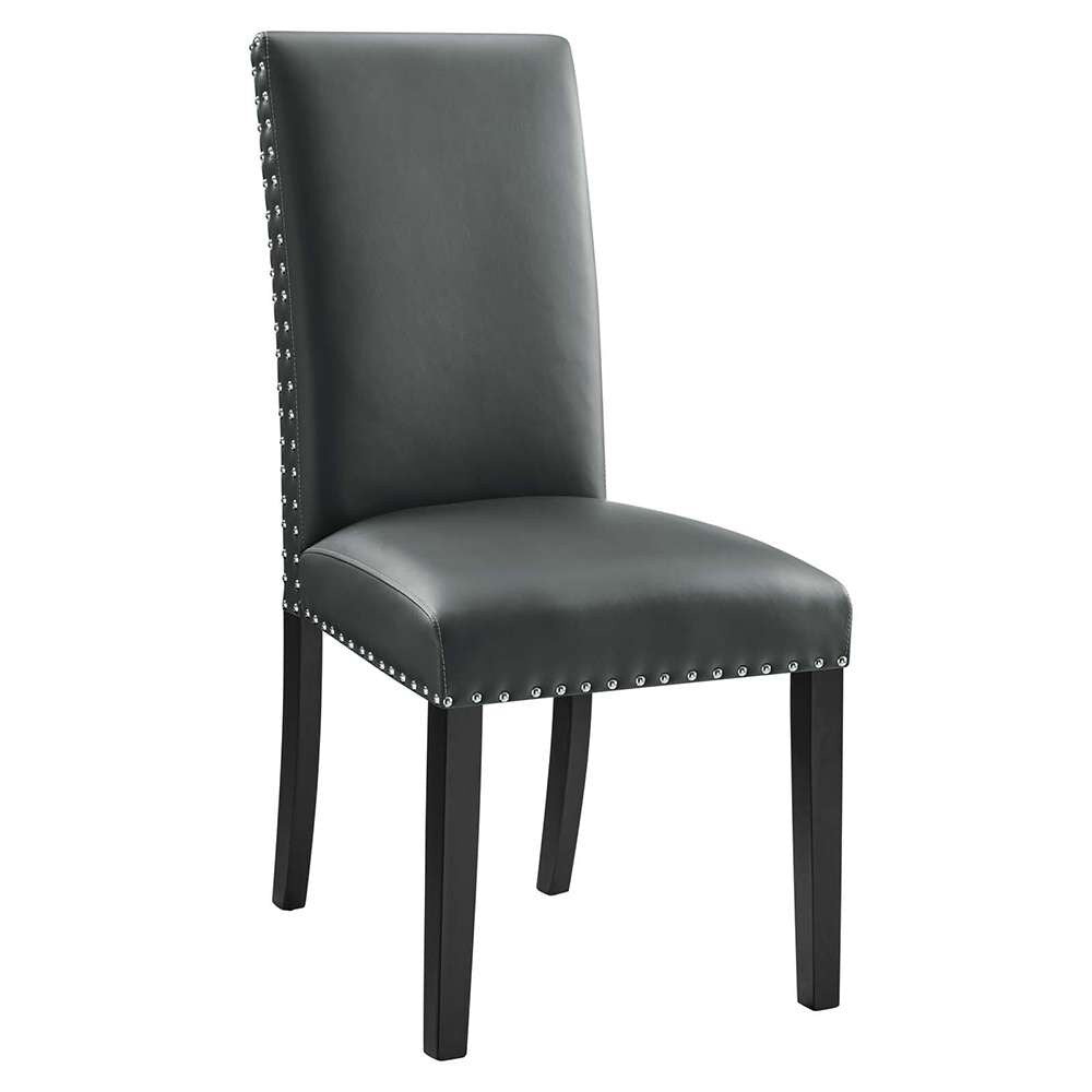 Modway - Parcel Dining Faux Leather Side Chair - EEI-1491-GRY veiw 1