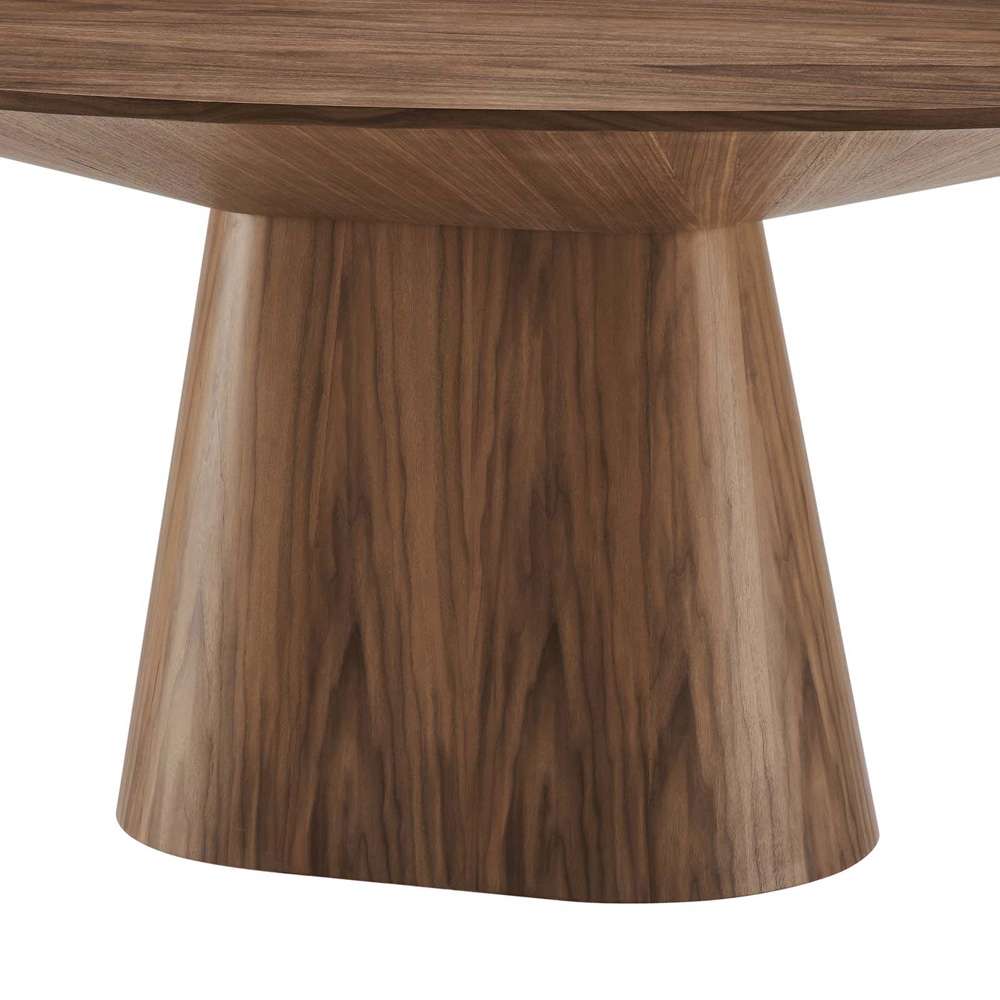 Modway - Provision 75in Oval Dining Table - EEI-6066-WAL-SET veiw 6