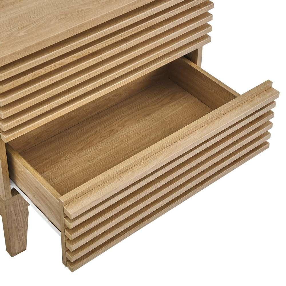 Modway - Render Two-Drawer Nightstand - MOD-6964-OAK veiw 5