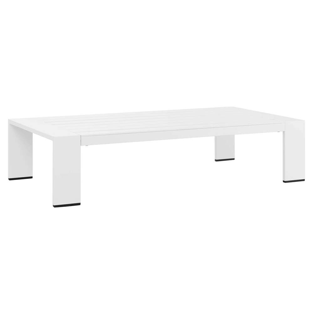 Modway - Tahoe Outdoor Patio Powder-Coated Aluminum 2-Piece Set - EEI-5750-WHI-GRY veiw 6