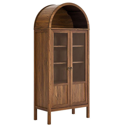 Modway - Tessa Tall Storage Display Cabinet - EEI-6638-WAL veiw 2