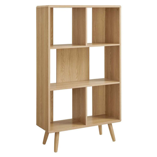 Modway - Transmit 5 Shelf Wood Grain Bookcase - EEI-5743-OAK veiw 2