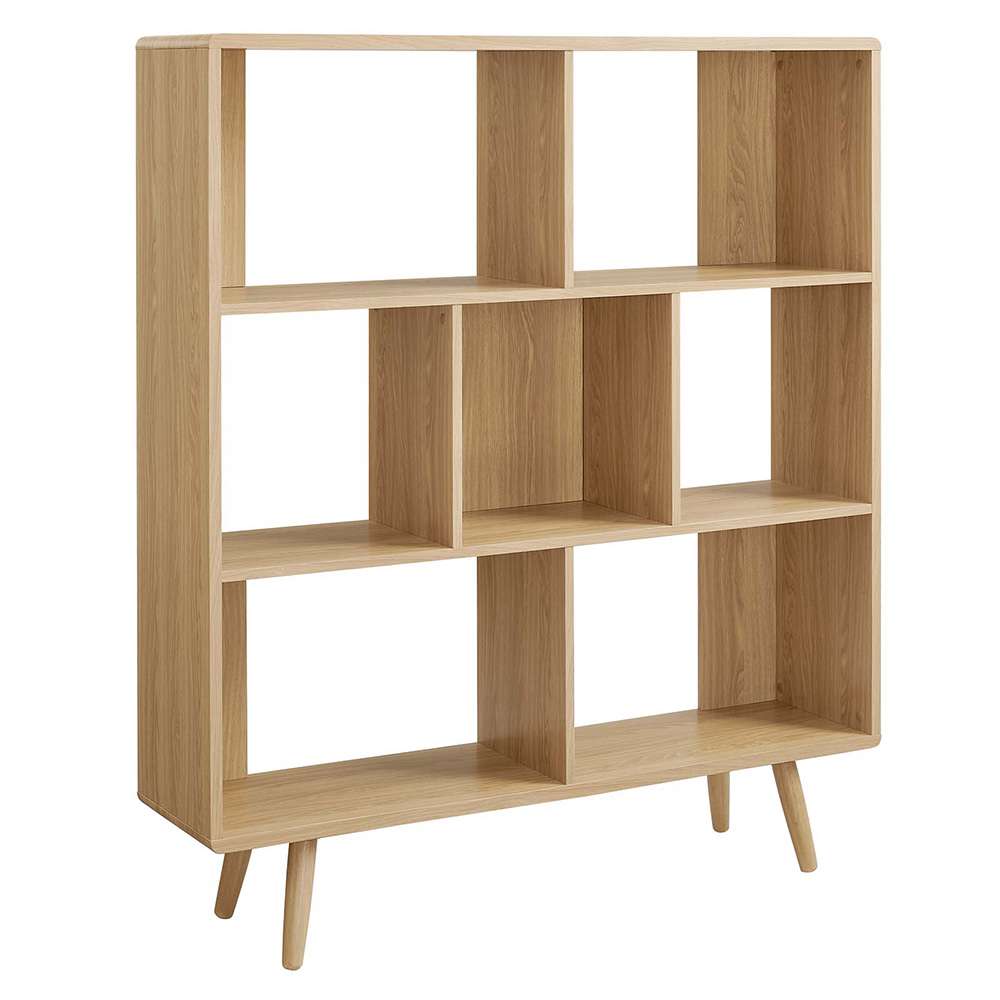 Modway - Transmit 7 Shelf Wood Grain Bookcase - EEI-2529-OAK veiw 1