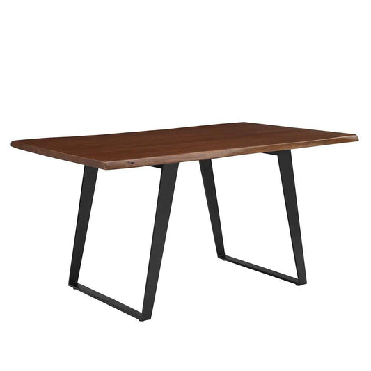 Modway - Viggo 60in Live Edge Acacia Wood Acacia Wood Dining Table in Black Walnut - EEI-6067-BLK-WAL veiw 2