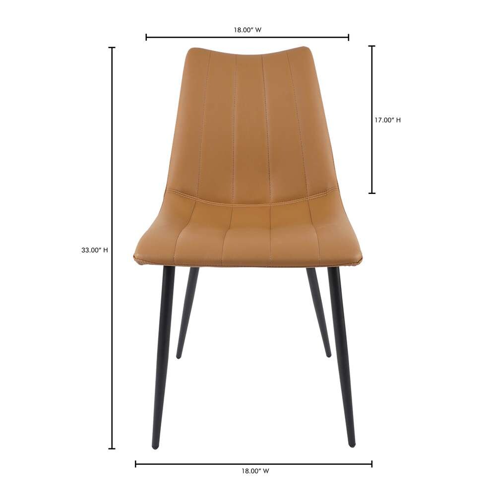 Moes Home - Alibi Dining Chair Tan (Set of 2) - UU-1022-21 veiw 10