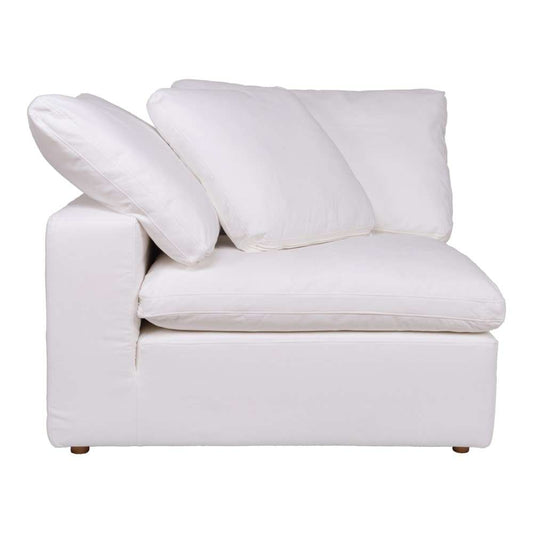 Moes Home - Clay Corner Chair Livesmart Fabric in White - YJ-1000-05 veiw 2