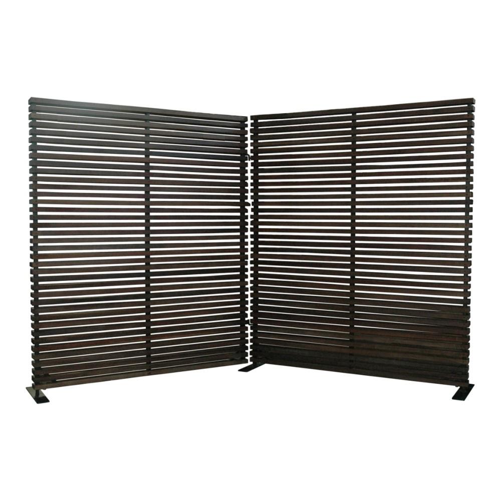 Moes Home - Damani Screen in Black - CV-1013-20 veiw 1