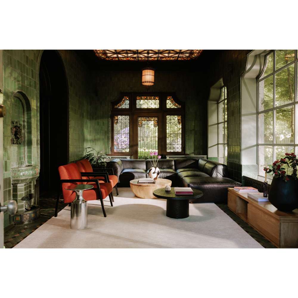 Moes Home - Form Classic L Modular Sectional Vantage Black Leather - XQ-1007-02 veiw 7