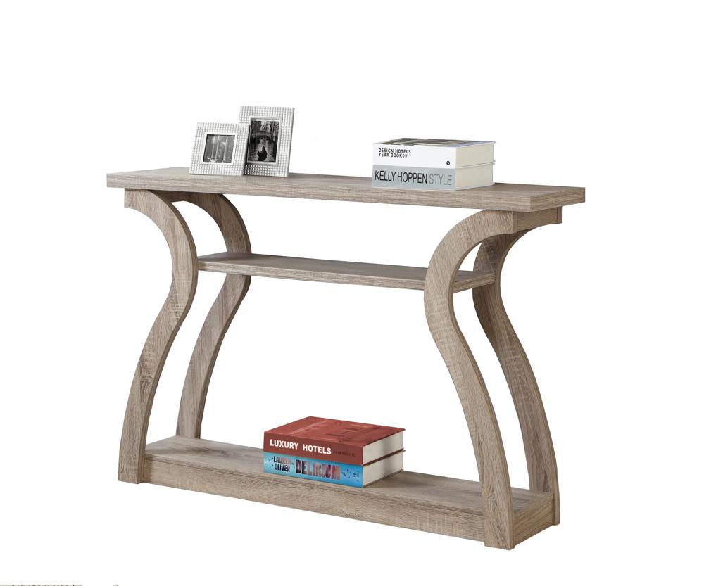 Monarch Specialties - Accent Table, Console, Entryway, Narrow, Sofa, Living Room, Bedroom, Laminate, Brown, Contemporary, Modern - I-2446 veiw 2