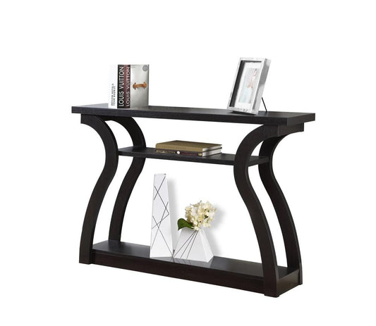 Monarch Specialties - Accent Table, Console, Entryway, Narrow, Sofa, Living Room, Bedroom, Laminate, Brown, Contemporary, Modern - I-2445 veiw 2