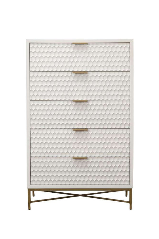 Origins by Alpine - White Pearl Chest in White - 6400-05 veiw 2