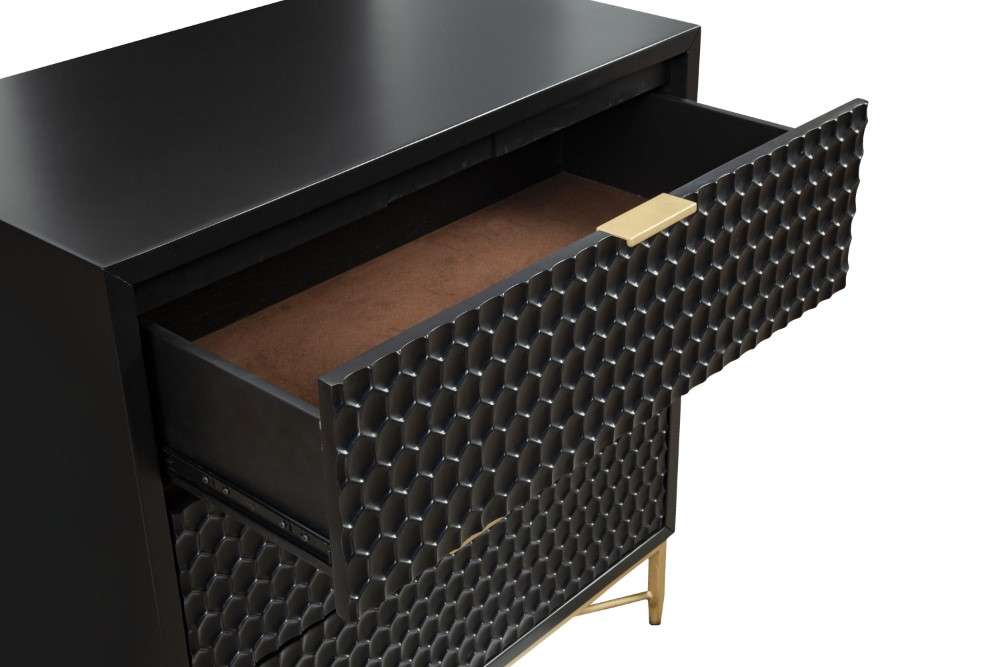 Origins by Alpine - Black Pearl Small Chest in Black - 6400BLK-04 veiw 4
