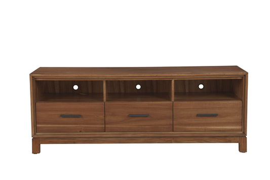 Origins by Alpine - Nova TV Console in Honey Maple - 110-10 veiw 2