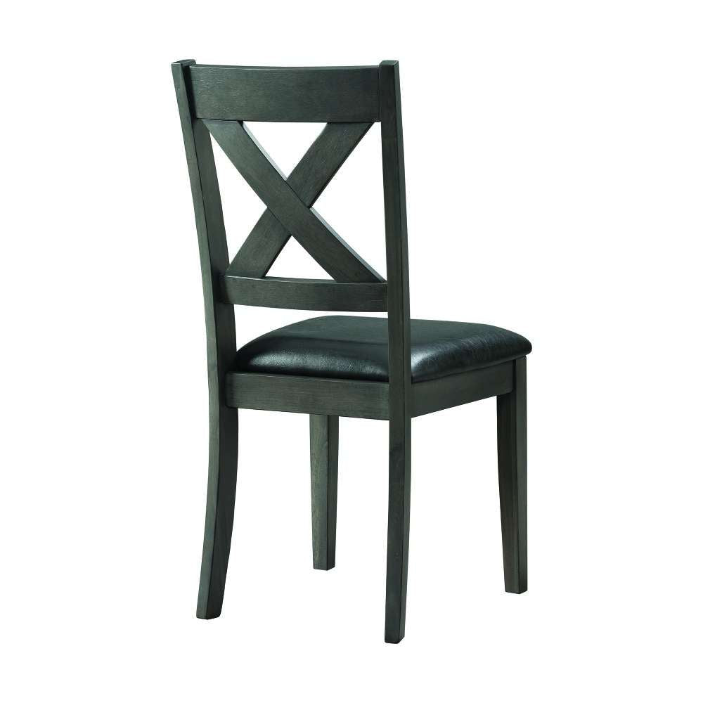 Picket House Furnishings - Alexa Standard Height Side Chair in Gray (Set of 2) - DAX400SC veiw 6