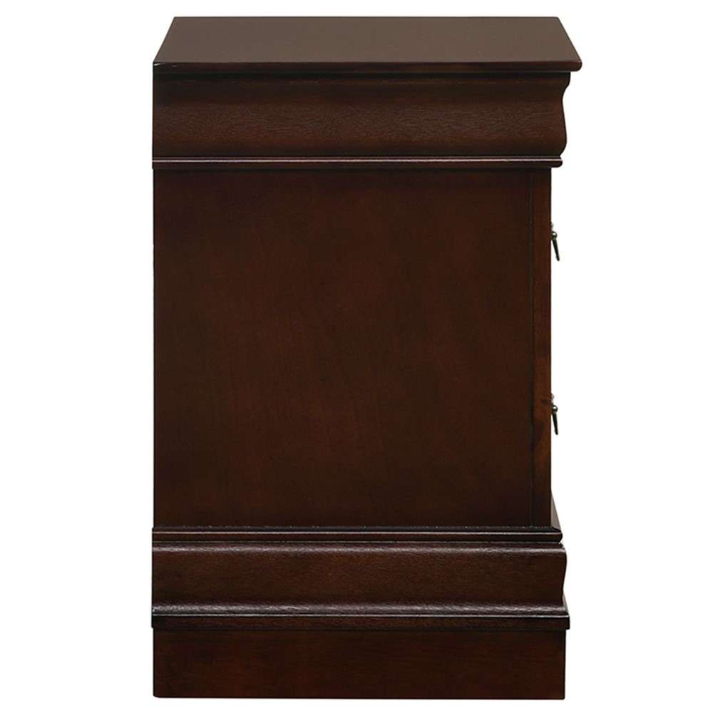 Picket House Furnishings - Ellington 2-Drawer Nightstand in Cherry - B-11455-NS veiw 4