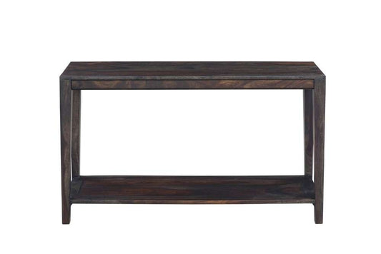 Porter Designs - Fall River Solid Sheesham Wood Console Table, Gray - 05-117-10-4435 veiw 2