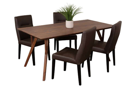 Porter Designs - Portola Solid Acacia Wood Dining Table, Brown - 07-108-01-0021WW veiw 2