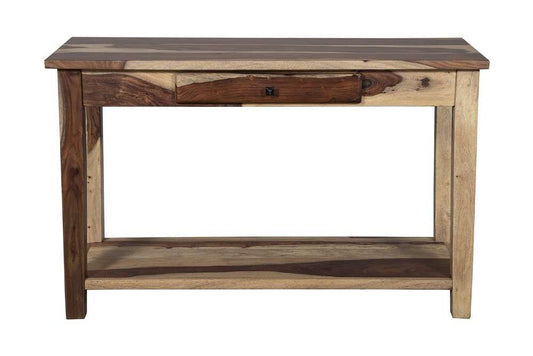 Porter Designs - Taos Solid Sheesham Wood Console Table, Natural - 05-196-10-9012N veiw 2