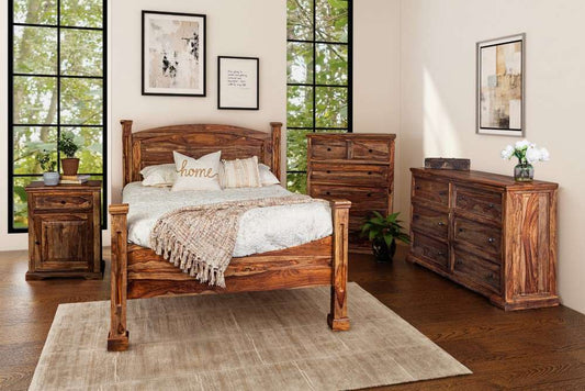 Porter Designs - Taos Solid Sheesham Wood Dresser, Brown - 04-196-01-9049H veiw 2