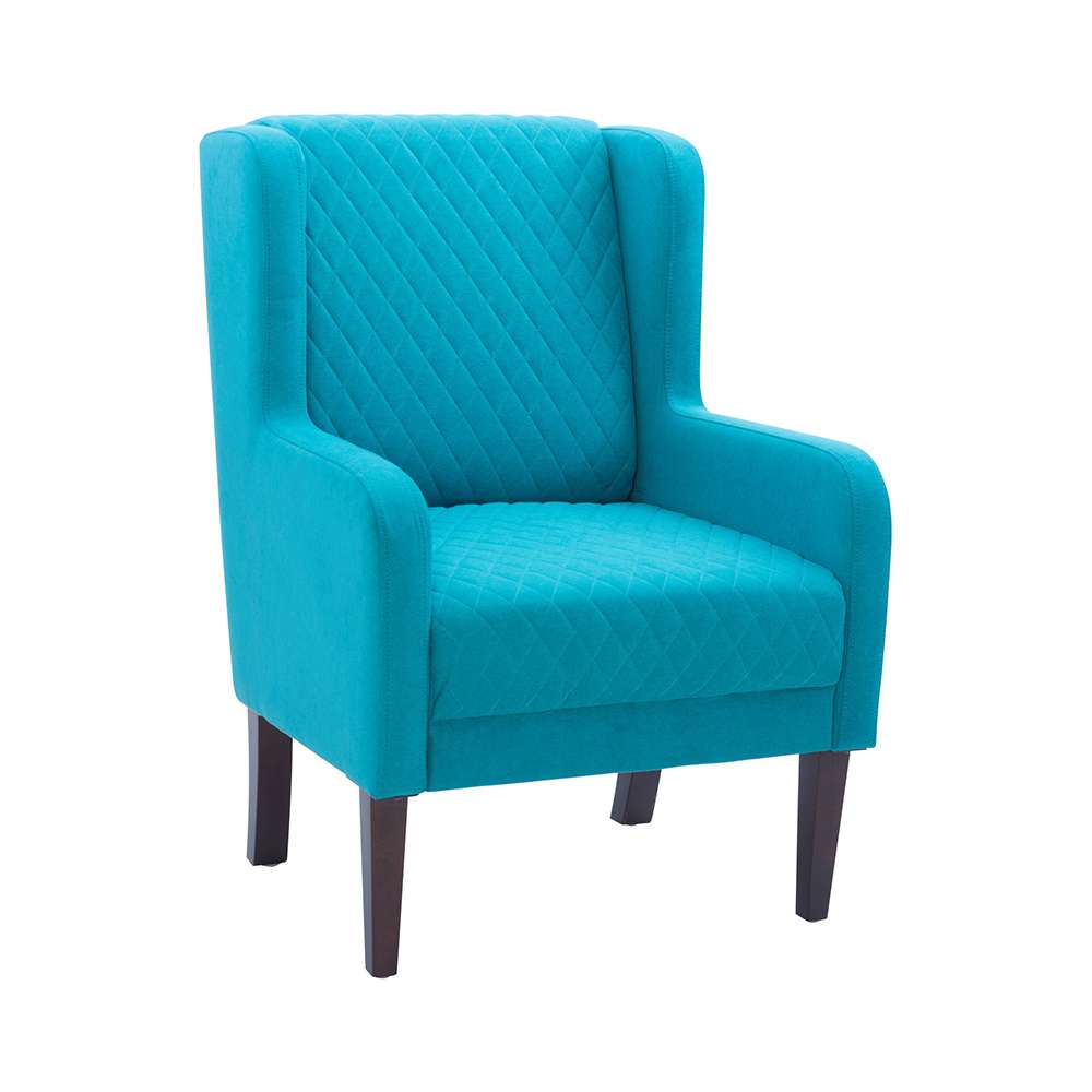 Powell Company - Jerika Wingback Accent Chair Teal - D1531LS23TEAL veiw 1