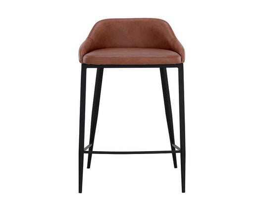 Sunpan - Astra Counter Stool - Black - Cinnamon Brown - 111083 veiw 2