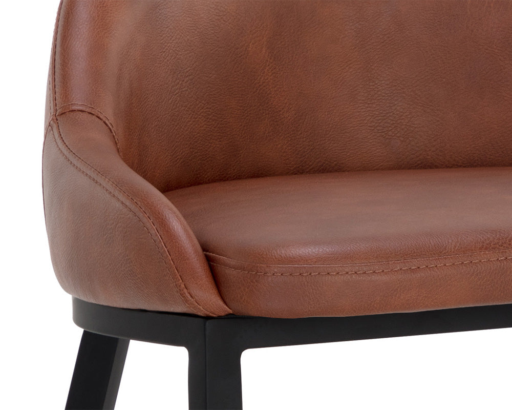 Sunpan - Astra Counter Stool - Black - Cinnamon Brown - 111083 view 7