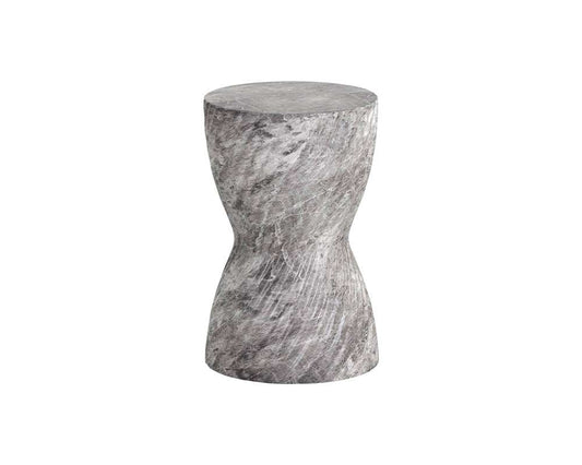 Sunpan - MIXT Cara End Table - Marble Look - Grey - 106775 veiw 2