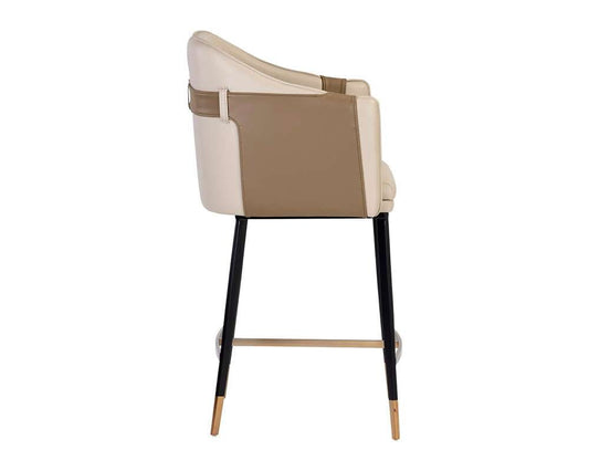 Sunpan - Ikon Carter Counter Stool - Napa Beige / Napa Tan - 106433 veiw 2