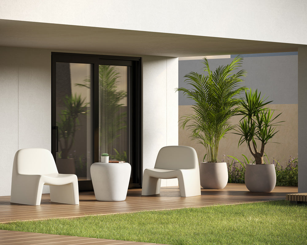 Sunpan - MIXT Corvo End Table - White - 108490_CLOSEOUT view 7